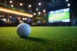 © ANZ studio - Golf ball on putting green, night scene