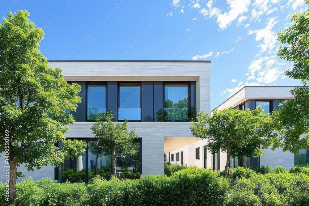 Modern Architectural Design of Sustainable Residential Buildings with ...