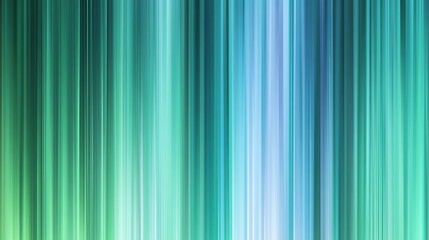 Fototapete - Captivating vertical stripes of gradient colors from deep green to soft blue hues creating a soothing atmosphere with a sense of tranquility and depth