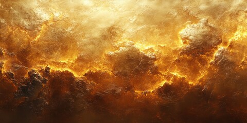 Poster - Gold Abstract Background with Grunge Texture and Vintage Style for Luxury Design
