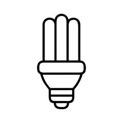 Poster - Energy saving light bulb icon vector illustration for energy efficiency and eco friendly design