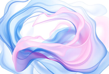Fototapete - Blue wave design with light swirls and abstract lines
