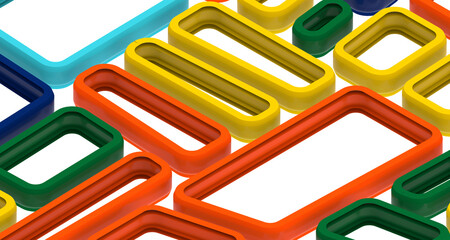 Poster - Low poly triangle posters, modern concept