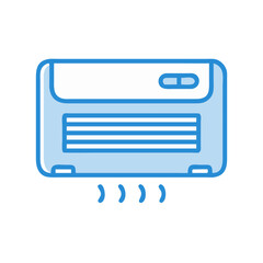 Aufkleber - Air Conditioning Unit Icon Representing Climate Control and Cooling Technology