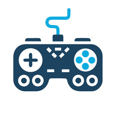 Aufkleber - Game Controller Icon Representing Video Gaming and Interactive Entertainment