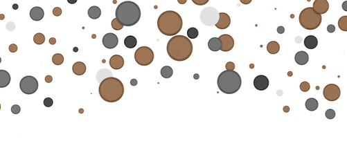 Poster - Multicolor confetti abstract background with a lot of falling pieces, isolated on a white background. Festive decorative tinsel element for design
