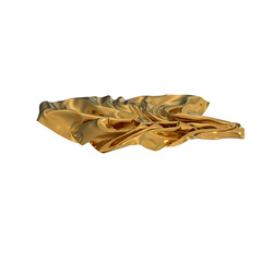 Poster - The luxurious flow of gold fabric A symbol of wealth and opulence