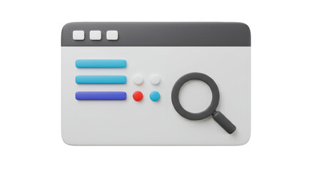isolated browser window