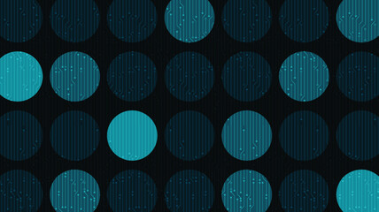 Fototapete - Digital Dot Technology Background,comic and Motion concept design,vector.