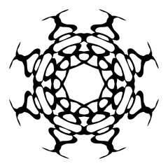Poster - Geometric Shape In Black Outline
