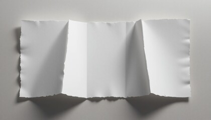Poster - Creative folded paper art studio workspace image showcase minimalist environment overhead view design concept inspiration