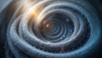 Poster - Swirling cosmic energy abstract art digital creation vibrant colors close-up view conceptual imagery for visual impact