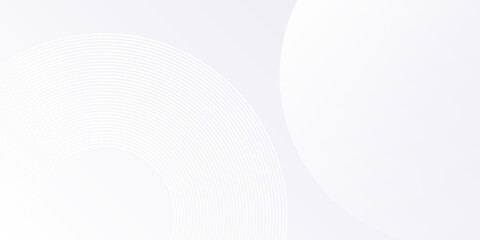 Poster - Modern lines grey background with dynamic circle abstact