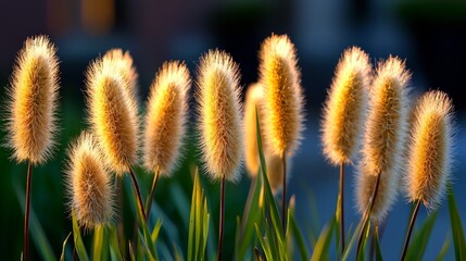 Aufkleber - Bunch of yellow flowers with brown tips. The flowers are in a field and are in full bloom