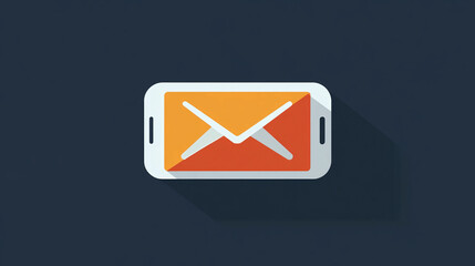 Poster - Mobile email marketing strategy concept for business and communication online digital newsletter campaign 100