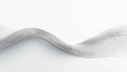 Poster - Dynamic flowing wave pattern abstract art digital design studio environment close-up viewpoint modern aesthetics for visual impact