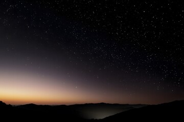 Wall Mural - starry night sky with stars