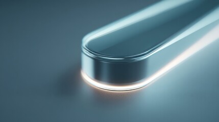 Poster - close-up of sleek diagnostic device with clean lines emphasizing minimalistic design set against uncluttered backdrop