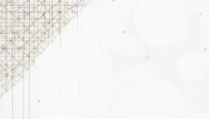 Poster - Dynamic geometric patterns emerge from abstract design creative workspace digital art minimalist environment elevated view visual innovation