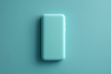 Poster - ?learly isolate gadget representing digital dependency on clean solid color background with ample copy space around