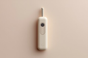 Poster - minimalistic image of single diagnostic device on smooth solid color background