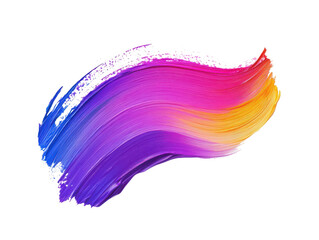 Poster - Abstract colorful paint brush stroke background design element graphic resource