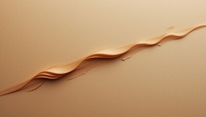 Poster - Flowing wave design abstract art digital creation minimalist environment close-up view aesthetic concept for modern decor