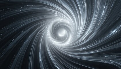 Poster - Cosmic spiral journey outer space digital artwork abstract environment close-up view exploring the mysteries of the universe