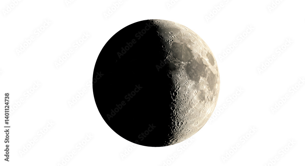 Half Moon Example Isolated Half Moon Stock Photo | Adobe Stock