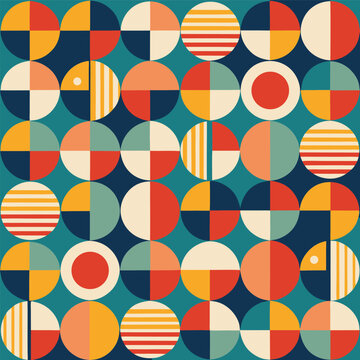 Abstract Shapes Landing Page Background