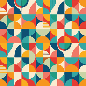 Abstract Shapes Landing Page Background