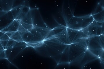 Fototapete - Swirling patterns of light create an ethereal atmosphere filled with mystery and depth in a dark cosmic space