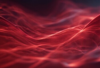 Poster - glow effect lighting abstract red background wave art burn bright dark colours to illuminate graphic fractal beautiful image energy explosion blur circle futuristic colourful cycle flames light