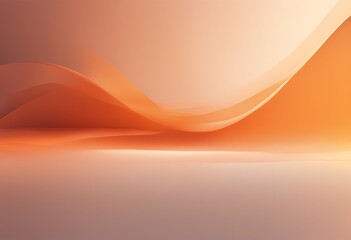 Aufkleber - digital landing background gradient concept page creative orange vector minimal abstract modern patt