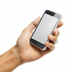 Poster - mobile phone in hand