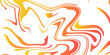 © JERRY - Orange Liquefy wallpaper art design and digital marbled texture. Splash of paint with Colorful liquid isolated on transparent background. Colorful liquid. mixing oil paint texture.