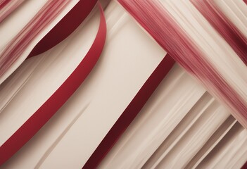 Poster - red ruby form lines ivory elegant abstract diagonal texture dynamic wallpaper stripes background particle shape intricate liquid art light wave pattern vector line whimsical burgundy design