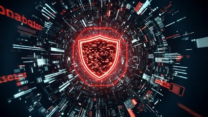Poster - Cybersecurity Shield: Digital Fortress, Data Protection, and Network Security in the Digital Age