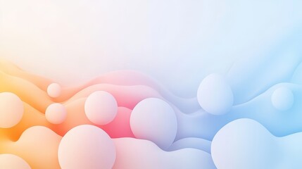 Poster - Vibrant Abstract Background With Colorful Gradient Patterns and Soft Curves Creating a Visually Engaging Atmosphere for Creative Projects