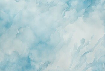 Wall Mural - soft background watercolor light fringe stains texture design blotches blue pretty paint marbled pap