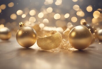 Wall Mural - s 3d valentine christmas bokeh gold transparent blur day illustration easter background glistering f