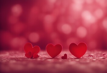 Poster - valentines day space background relationship copy red text hearts wallpaper lovely present valentine pattern pink grunge couple romance decoration design family warm bokeh texture event effect mother