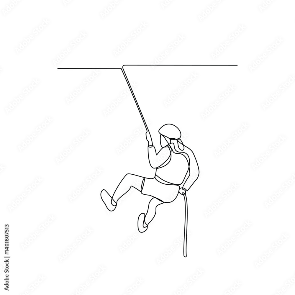 One continuous line drawing of Archery sports vector illustration ...