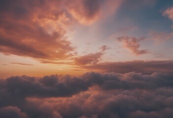 Wall Mural - golden sky twilight beautiful evening cloud sunset amazing hour magic dramatic colorful background panoramic nature pink dawn bright hours orange morning horizon beauty dusk landscape abstract