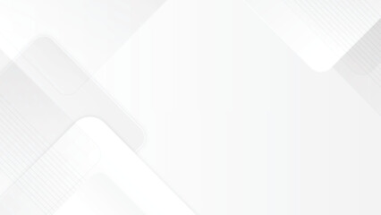Poster - white abstract background gradient shape business web banner 