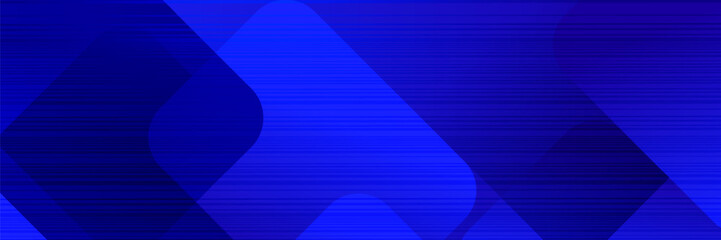 Wall Mural - Vector abstract graphic design Banner blue technology background. 