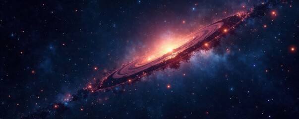 twinkling starfield in the vast blackness of outer space, celestial bodies, space