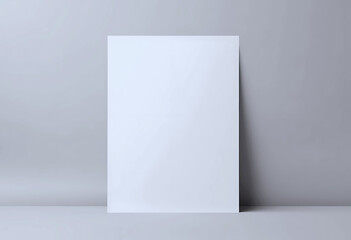 Wall Mural - Paper A4 photo mockup. Empty paper photo mockup with clipping path.