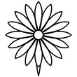 © anzera - A simple vector silhouette of a daisy