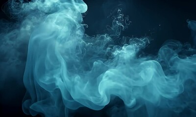 Wall Mural - Dynamic Waves of Water Creating Bubbles and Foam in a Deep Blue Ocean Environment with Mystical Atmosphere and Tranquil Energy
